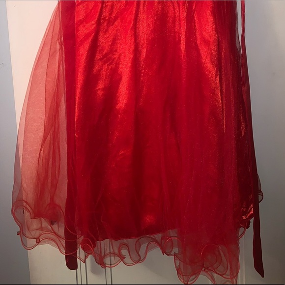 Red holiday dress girls - Picture 5 of 8